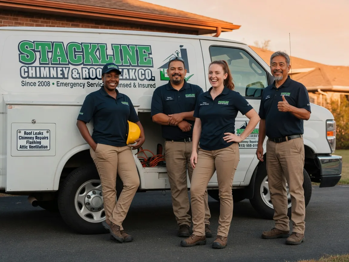 Chimney flashing repair company in Springhill, LA